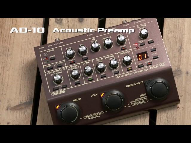 BOSS AD-10 Acoustic Preamp