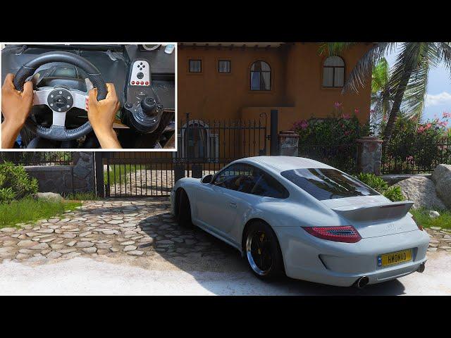 Porsche 911 Turbo S - Forza Horizon 5 - Steering Wheel (4K)