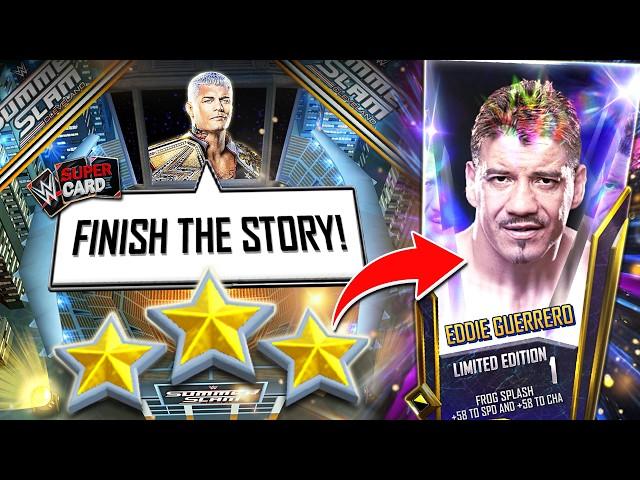 How I Finished CAMPAIGN for EDDIE GUERRERO Limited Edition! | WWE SuperCard (w/ Guide)