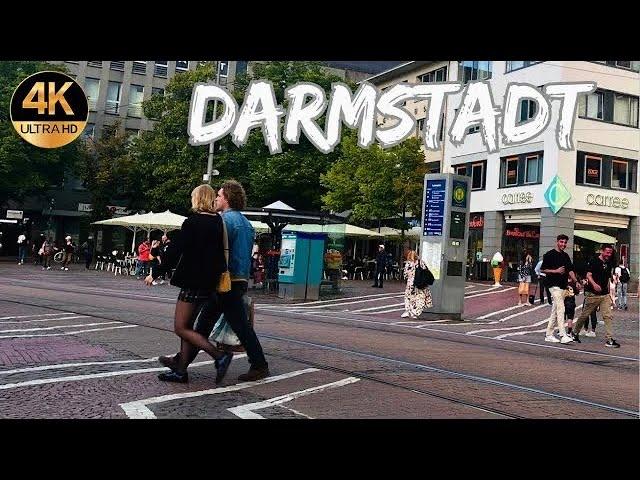 Darmstadt, Germany, City Walking Tour ‍️|| German City