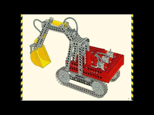 LEGO Technic 8851, Excavator - building instructions