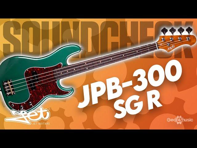 SOUNDCHECK JET Guitars JPB-300 Bass, Green | Gear4music Guitars