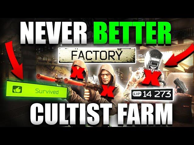 PVE CULTIST FACTORY IS INSANE NOW! Escape From Tarkov PVE Event