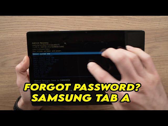 Samsung Galaxy Tab A: How to Factory Reset if You Forgot the Password