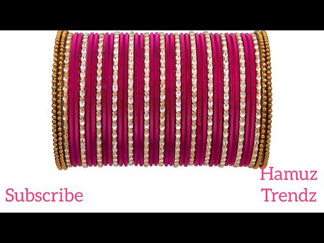 Bangles Pink Collection||Most Beautiful Pink Bangles Set||Hamuz Trendz||