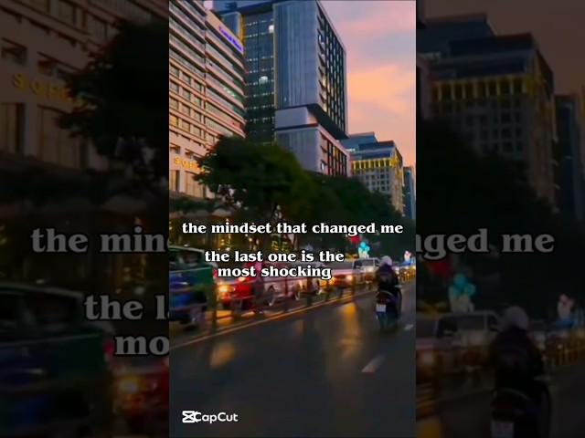 the mindset that changed me.