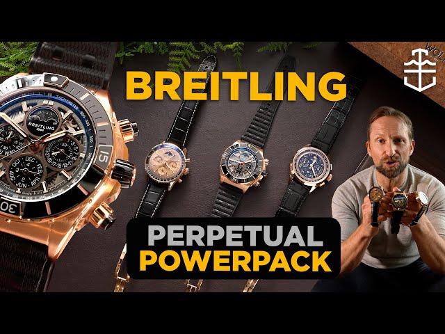 Breitling celebrates its 140th with a Navitimer, Chronomat, and Premier trio of perpetual calendars