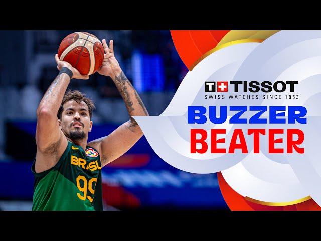 Lucas Dias  | TISSOT Buzzer Beater | Canada vs Brazil | FIBA Basketball World Cup 2023