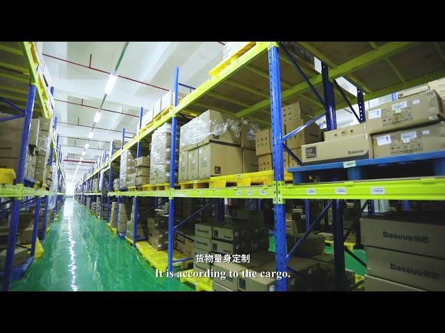 Factory Price Automatic Warehouse Storage Pallet Rack Mobile Racking System