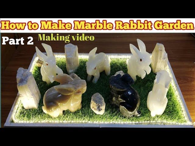 Marble Rabbit unboxing/How to Make Rabbit Garden [part 2]