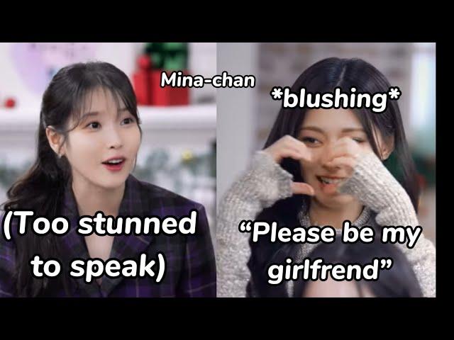 twice *fangirling* over iu for 2 minutes straight (ft. tzuyu’s confession)