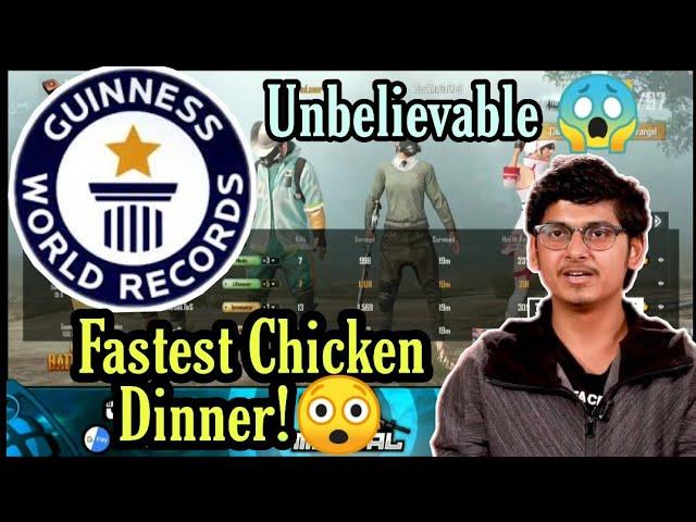 Mortal World Record: Fastest Chicken Dinner!