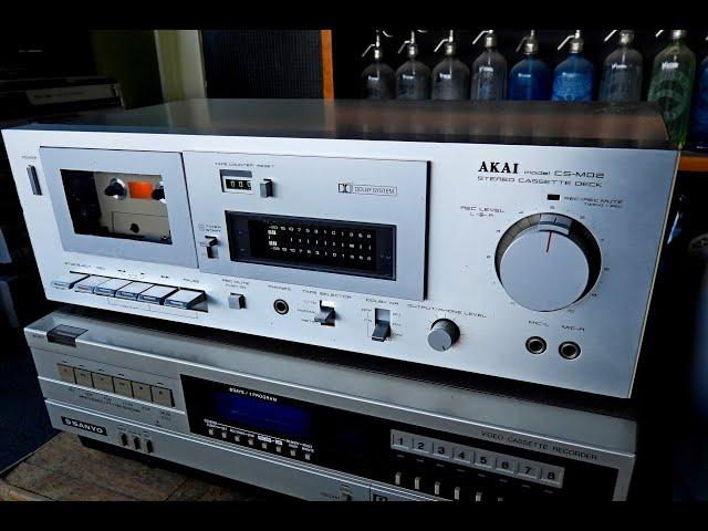 Akai Cassette Player CS-M02 One Channel Missing