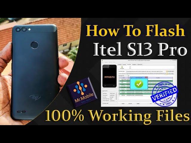 Itel S13 Pro Firmware Flashing Rom Install - Dead Boot Repair / Red States Fix Hang Fix