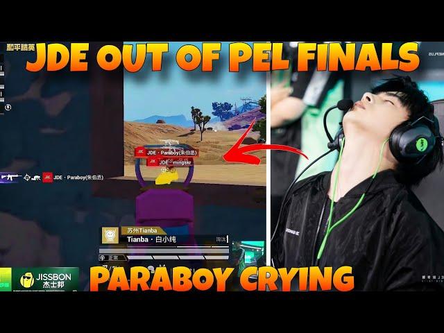 This Push Cost Team JDE Qualification For The PEL Finals !! PARABOY Couldn't Control His Tears 