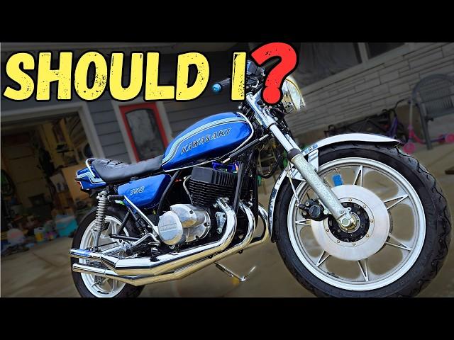 UNFINISHED DREAM: Buying a Custom 1972 Kawasaki H2 750 Triple