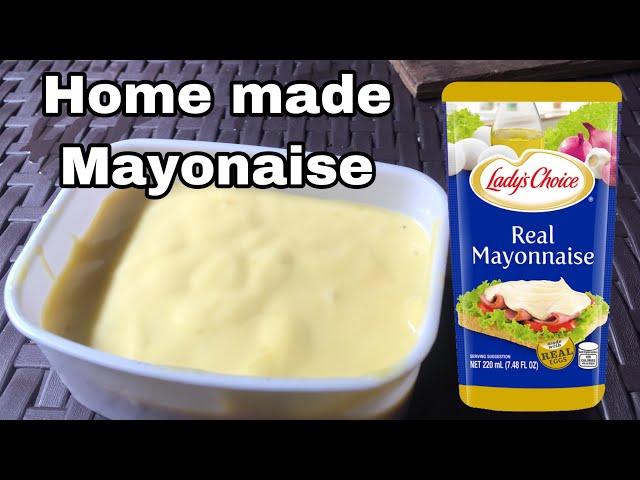 How to make home made MAYONNAISE in less than 10 MINUTES | filipino food