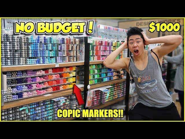 NO BUDGET AT THE ART STORE SHOPPING SPREE! | ZHC