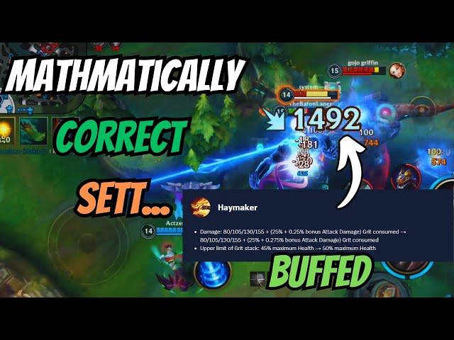 Sett is ACTUALLY good Now | Wildrift