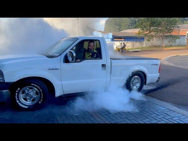 F250 TURB9 MWM SPRINT 6cc *Olha o ponteiro a velocidade que está@cascaveldiesel