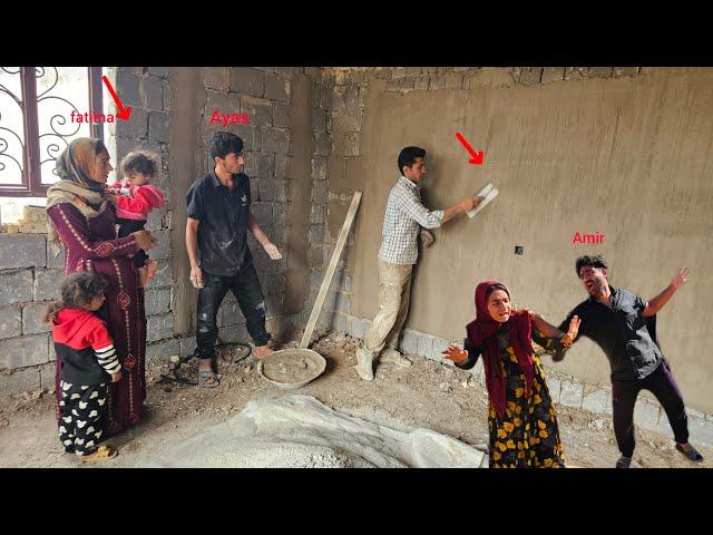 Starting plastering the house of Ayas and getting closer to completion of the house(Kohrig family)