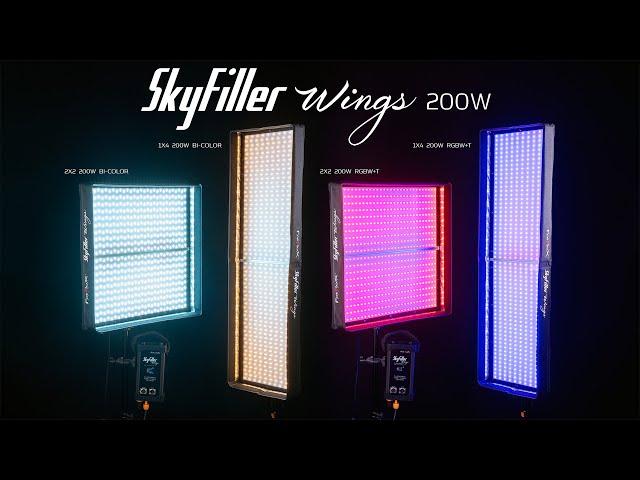 NEW SkyFiller Wings 200 Watt LED Studio Lights