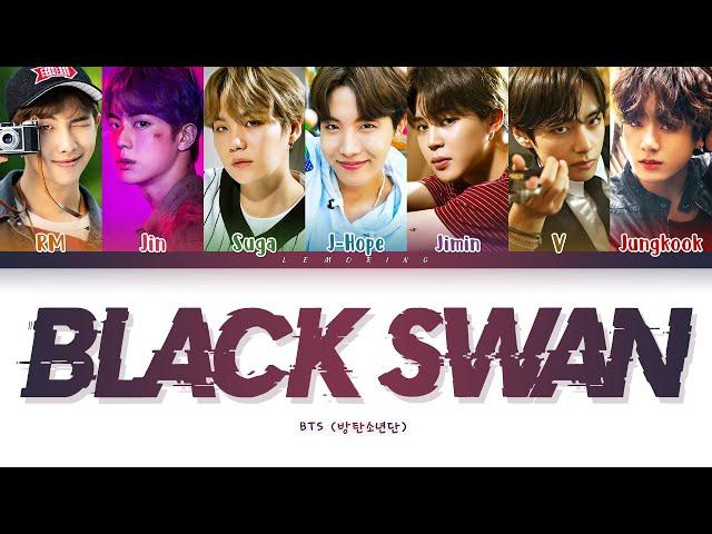 BTS BLACK SWAN Lyrics (방탄소년단 BLACK SWAN 가사) [Color Coded Lyrics/Han/Rom/Eng]