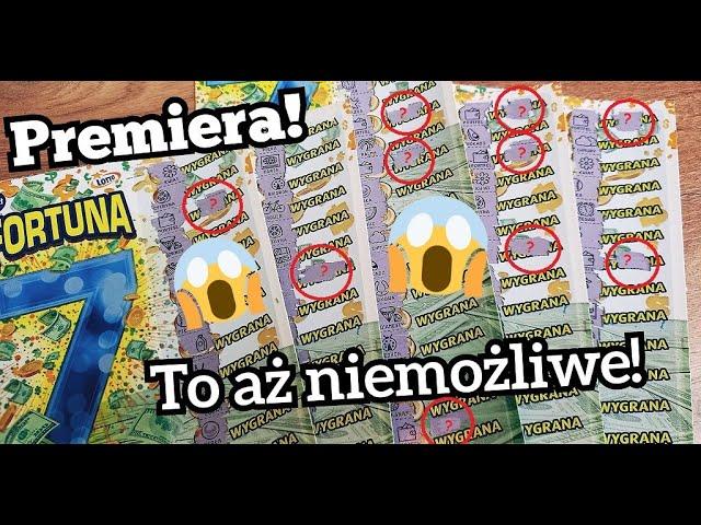 Zdrapki Lotto  Premiera! 7 zdrapek Fortuna 7  Szok! Takiej premiery dawno nie było! 