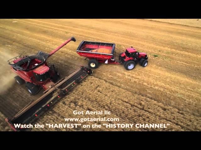 The " HARVEST " show on the " HISTORY CHANNEL"  Aerial Video by Got Aerial llc. www.gotaerial.com