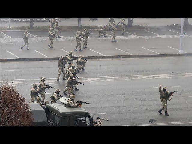 Dozens of Protesters Killed in Kazakhstan. Russia Sent Army to Help Shooting Protesters. VIDEOS.