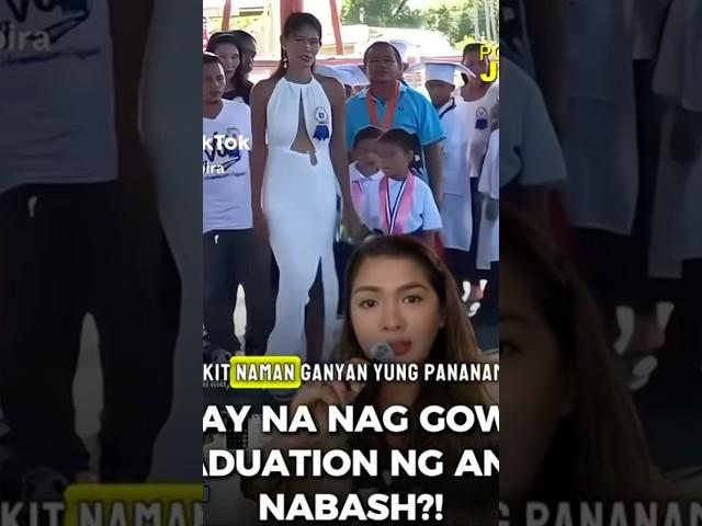 Nanay na nag gown sa #graduation  ng anak! Nabash #nanaynanaggown #graduation