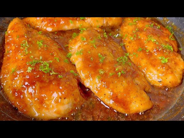 Honey Garlic Chicken in 15 minutes! The Best Way To Cook Chicken Breast!