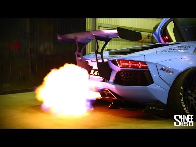 EXCLUSIVE: Liberty Walk Lamborghini Aventador LP720-4 Armytrix Exhaust