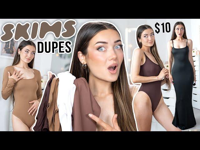 Trying Cheap SKIMS Dupes From AMAZON... Are They BETTER!?