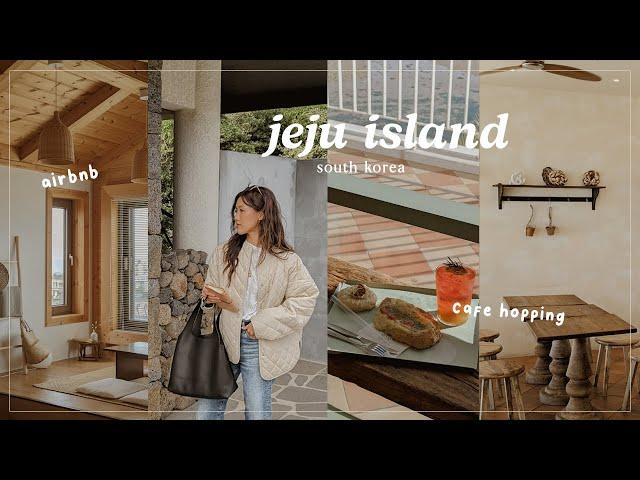 JEJU VLOG: cafe hopping, Osulloc tea museum, hiking Hallasan, our airbnb!