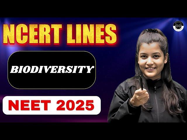 BIODIVERSITY NCERT LINES | CLASS 12 BIOLOGY | NEET 2025 | ADITYA ANAND PHYSICS | MEDJEEX