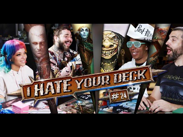 I Hate Your Deck #24 Post Malone  || Gishath v Edgar v Lathril v Wort || Commander Gameplay mtg edh