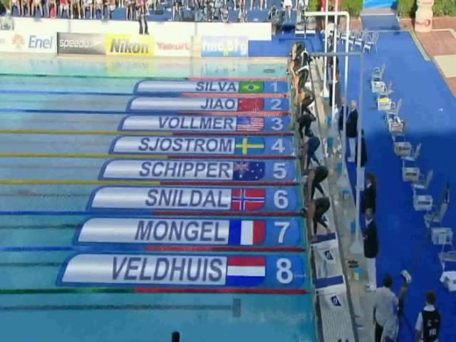 15 Year old Breaks World Record - 100m Butterfly [HQ]