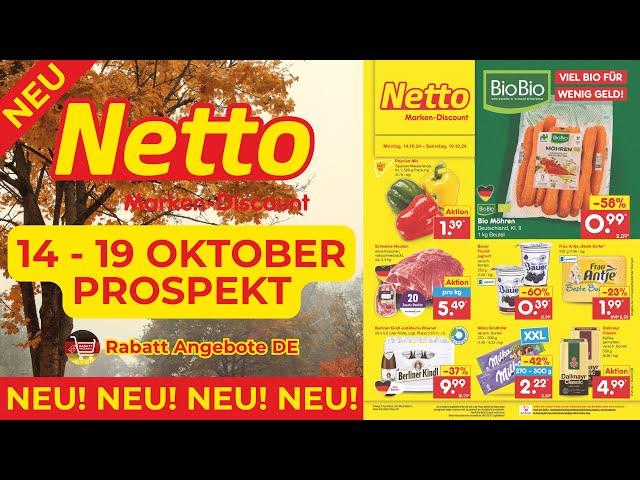 NETTO MARKEN DİSCOUNT Werbung Prospekt | Rabatt Angebote DE | Angebote ab 14.10.2024