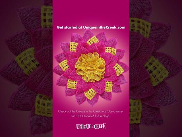 Every Gorgeous Flower Wreath starts with the Unique in the Creek Large or Small Wreath Board!