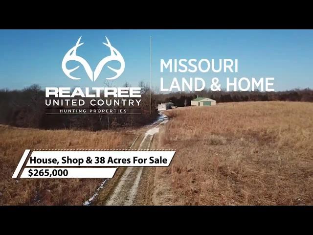 Realtree UC Land Pro Recreational Hunting Land with Mobile Home & Shop Monroe County MO