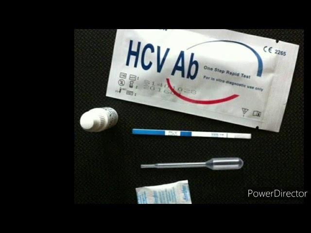 Rapid card test for HCV