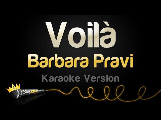 Barbara Pravi - Voilà (Karaoke Version)