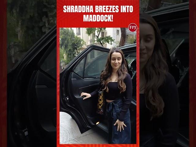 Shraddha Kapoor snapped at Maddock Films office looking fresh as ever!