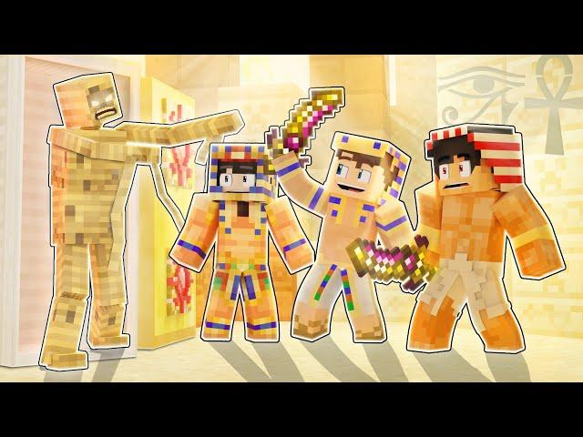 ماين كرافت : دخلنا الاهرامات المصرية الأسطورية مع @PmnMinecraft و @Mincraft_Luffy الورع!؟