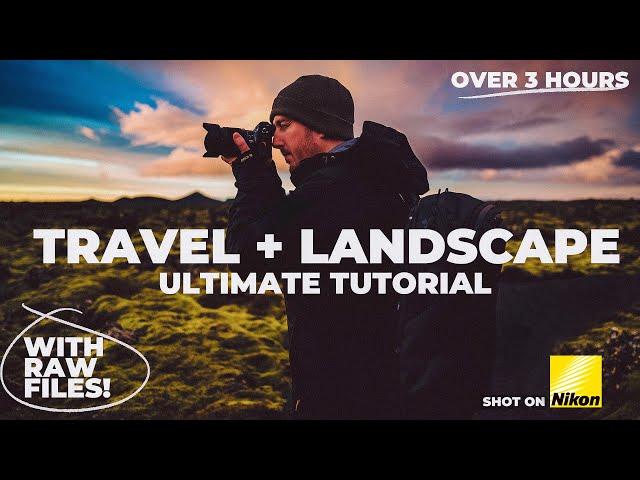 FREE 3 HOUR Landscape Photography Tutorial WITH RAW FILES! Nikon Z6