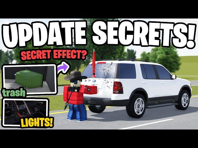 NEW GREENVILLE UPDATE SECRETS! (SECRET EFFECT?!) - Roblox Greenville