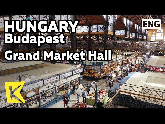 【K】Hungary Travel-Budapest[헝가리 여행-부다페스트]중앙시장의 화려함/Grand Market Hall/Paprika/Market