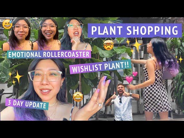 HOUSEPLANT SHOPPING VLOG  wishlist plant emotional rollercoaster | Lowes + Home Depot