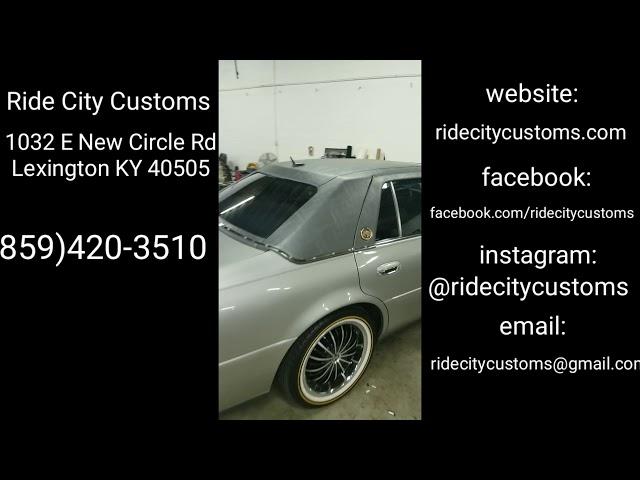 Ride City Customs 2006 Cadillac vinyl top install